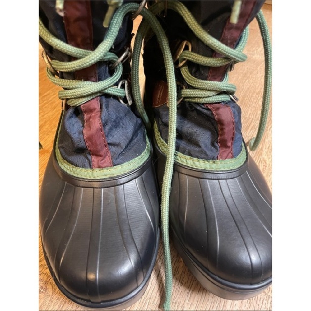 Sorel Winter Boots Ripstop Nylon Rubber Shell Size 8 Vintage Made in Canada - Picture 7 of 16